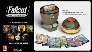 NextGenGamersnet - Fallout-Gewinnpaket: Die Fallout S.P.E.C.I.A.L. Anthology mit allen sieben Fallout-Spielen für PC, Die ikonische Miniatur-Atombombe als Sammlerbox, Ein vierteiliges Fallout-Posterset uvm.