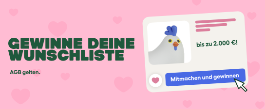 Omlet - Omlet-Wunschliste zu bis zu 2.000 € (Tierbedarf)