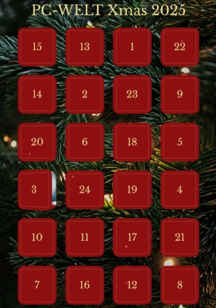 PC-WELT - Adventskalender mit diversen Hardware- und Software-Produkten