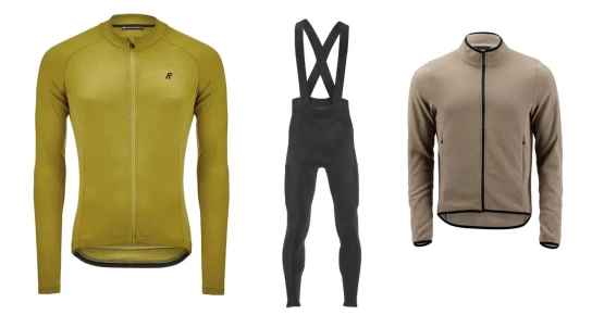 rennrad-news - ein Rose Adventure Apparel-Paket, bestehend aus einer Jacke, einem Jersey, einer langen Bib sowie Accessoires