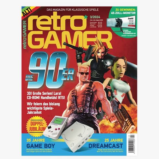 Retro Videogames - zehn Exemplare der neuesten Ausgabe der beliebten Zeitschrift für Retro-Gamer.