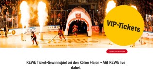 REWE - 14x2 VIP Tickets für das Spiel Kölner Haie vs Adler Mannheim am 14.12.2025 (Produktkauf)