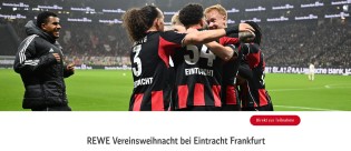 REWE - 1x1 Weihnachtsfeier für deine Mannschaft im Stadtion von Eintracht Frankfurt am 20.12.2025