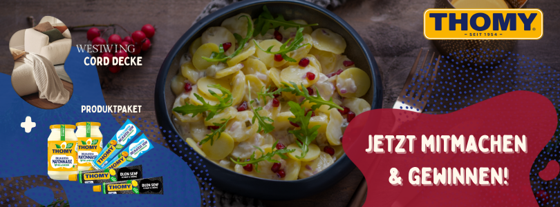 THOMY - 1 von 5 THOMY Produktpaketen inklusive Cord Kuscheldecke