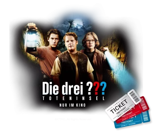 Werder Feinkost - Film „Die drei ??? : 1x Hauptpreis: eine exklusive, private Kinovorführung für den Gewinner und bis zu 50 Freund:innen, 100x 1 Freiticket für den Film, 20x Fanpaket mit exklusiven Merchandise-Artikeln.