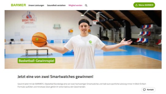 BARMER - 2x 1 Smartwatch a 130€