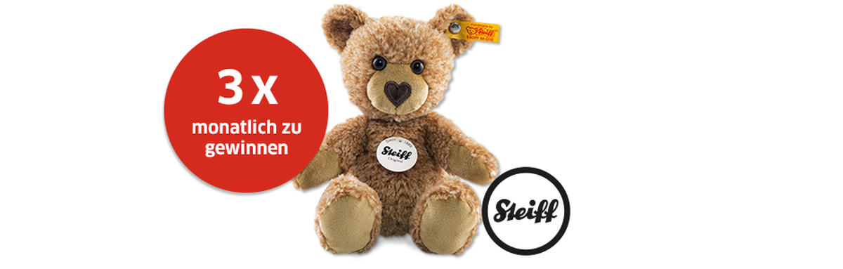 Gewinnspiel: 3 Steiff-Teddybären mit Bebivita Menüs gewinnen!