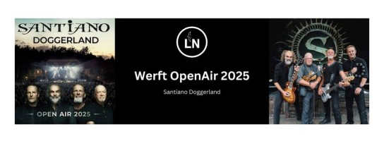 Lübecker Nachrichten - 1 x 2 Tickets „Santiano - Doggerland“ am 22.08.2025 um 19 Uhr in der Kulturwerft Gollan in Lübeck
