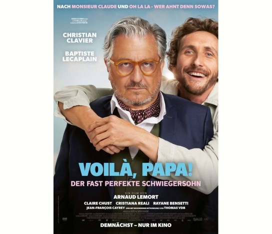 myofb - 2x zwei Kinotickets zu „Voilà, Papa! – Der fast perfekte Schwiegersohn“