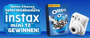 OREO - 110 x FUJIFILM INSTAX Mini 12 Sofortbildkameras in Lehmweiß (Produktkauf)
