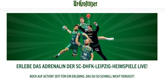 Ur Kostritzer - 2 x 2 Tickets zu jedem Heimspiel der SC-DHFK-Leipzig (Handball)