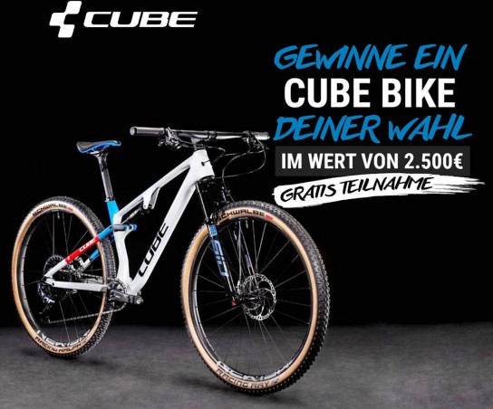 Bluereen: ein CUBE E-Bike nach Wahl im Wert von bis zu 2.500 €