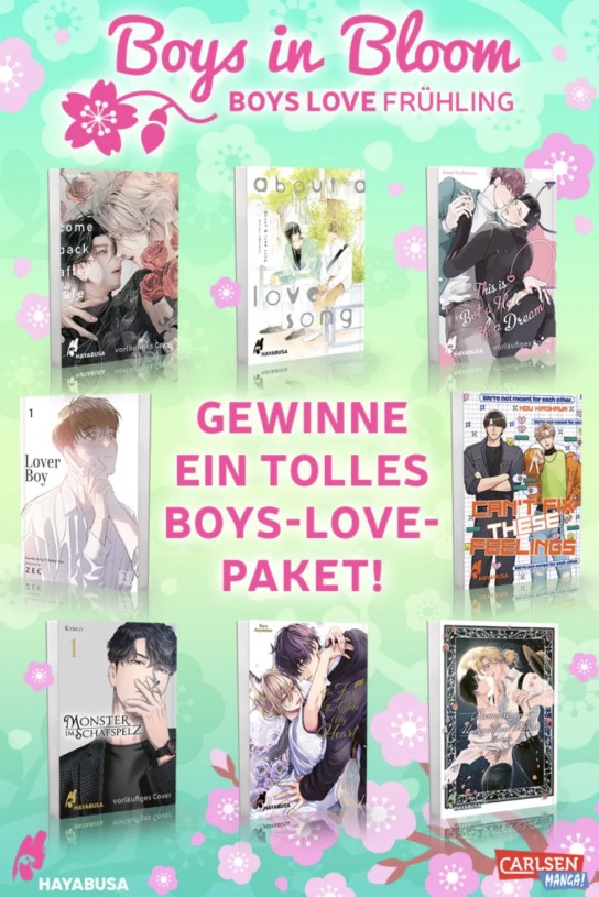 Carlsen - ein heißes Paket mit Boys-Love-Neustarts