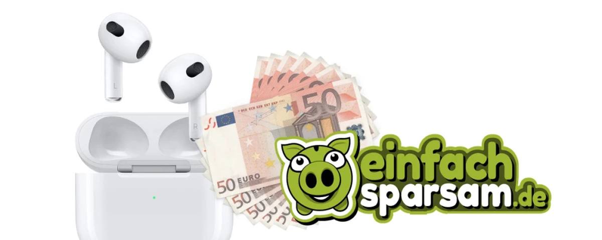 Gewinnspiel: Gewinne Apple AirPods Pro + 150 € Bargeld mit Einfach-Sparsam.de