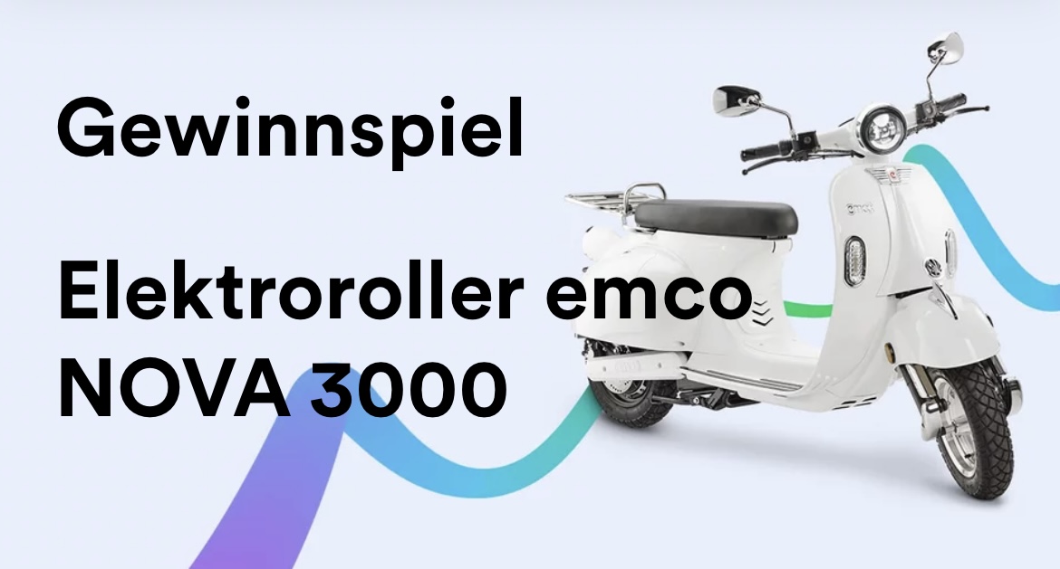 MVV Energie - Elektroroller emco NOVA 3000 im Wert von 4.249 Euro ( Gewinnabholung in Mannheim)