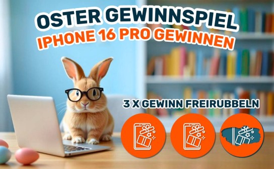 PREISVERGLEICH.de: ein iPhone 16 Pro und 3 x 100 € WunschGutschein zu gewinnen