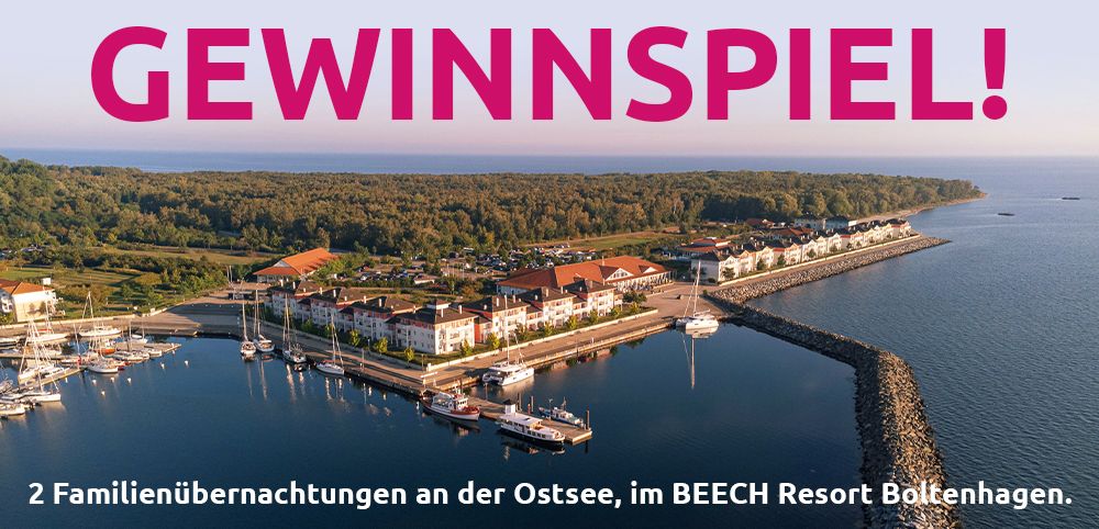 baby sweets - 2 Nächte Familienurlaub im BEECH Resort Boltenhagen inkl. Frühstück für zwei Erwachsene und zwei Kinder bis 12 Jahrean der Ostseeküste