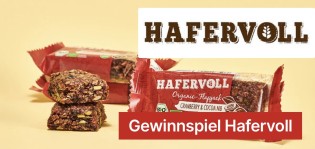 Bergfex - 1x Alpenverein Wander-Rucksack gefüllt mit einer Auswahl leckerer HAFERVOLL Flapjacks