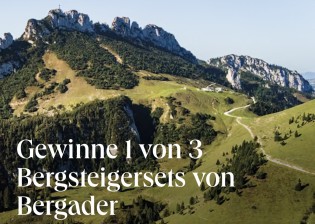 Bergwelten - drei Bergsteigersets von Bergader In einem Set enthalten sind: 1x Bergader Sitzkissen 1x Bergader Brotzeitdose 1x Tasse 1x Gipfelkäse 1x Brotzeitkäse 1x Bergader Weichkäse