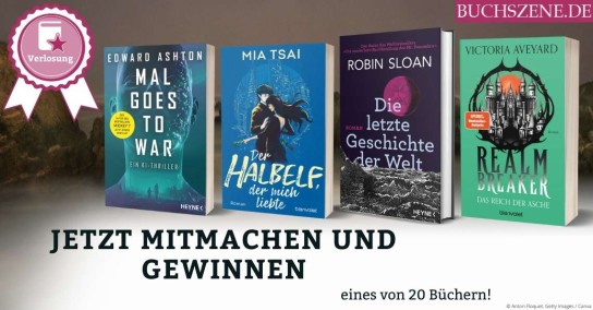 buchszene.de - 20 x SciFi- oder Fantasy-Büchern von Heyne und blanvalet
