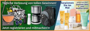 Das Beste - wertvolle Monatspreise oder täglich einen tollen Sachpreis