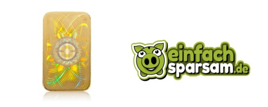 Einfach-Sparsam.de: Gewinne einen 5 g Goldbarren