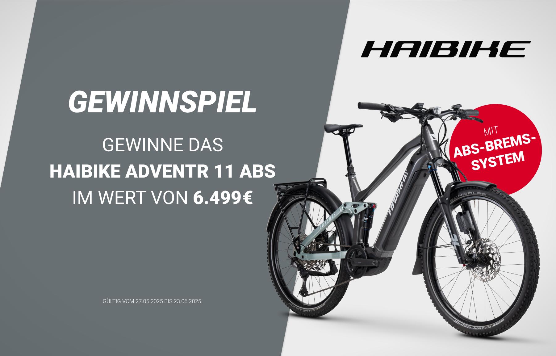 Fahrrad XXL - Haibike Adventr 11 (eMTB-Fully) ABS im Wert von 6.499 €