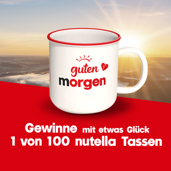 Ferrero - 1 von 100 nutella „guten morgen“ Tassen