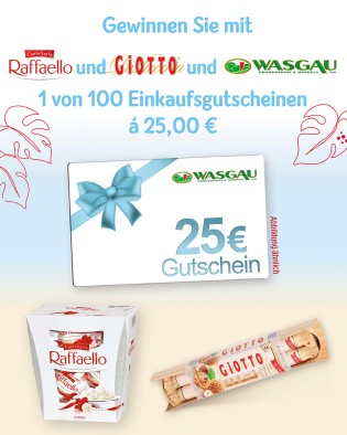 Ferrero - 100x 25€ Einkaufsgutscheine (Regional)