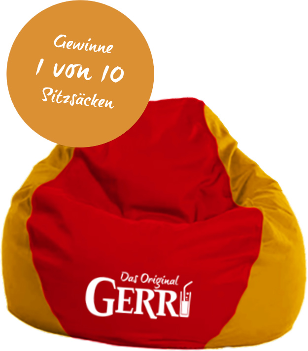 GERRI - 10 x 1 Sitzsack im GERR|-Design
