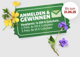 Hagebau - Gutscheine im Wert von 1x 200€, 4x 100€, 8x 50€