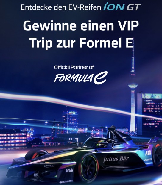 Hankook - VIP Hankook Berlin E‑Prix :  Reisepaket für bis zu vier Personen