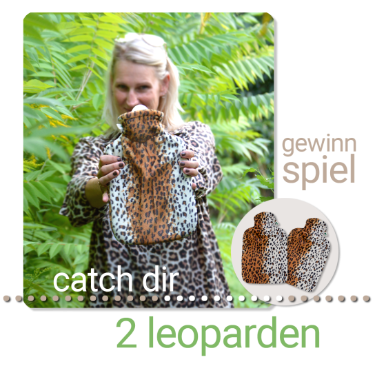 Hugo Frosch - 6 x 2 exklusive Klassik-Wärmflaschen im Leoparden-Design von Hugo Frosch im Gesamtwert von ca. 230 €
