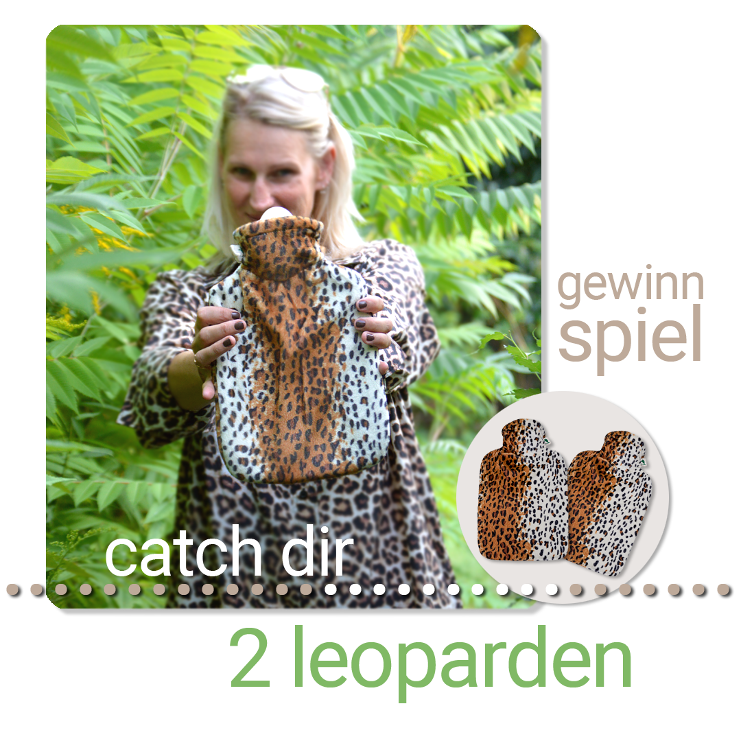 Hugo Frosch - 6 x 2 exklusive Klassik-Wärmflaschen im Leoparden-Design von Hugo Frosch im Gesamtwert von ca. 230 €