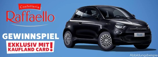 Kaufland - Gewinne 1 von 2 FIAT 500E (Kaufland Card)
