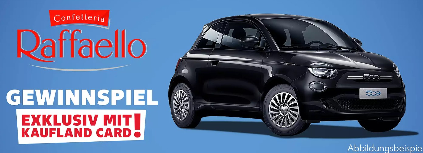 Kaufland - Gewinne 1 von 2 FIAT 500E (Kaufland Card)