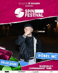 Lifestyle - 2 x 2 Tickets für das SPIN Festival am 05. Juli auf dem Gelände der Skatehalle ZUPPERMARKET