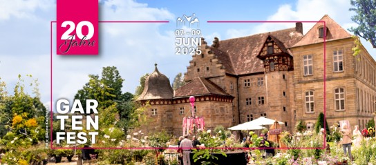 Mainlike - 3x 2 Tickets für das „Gartenfest Schloss Eyrichshof“ am Pfingstwochenende, vom 07. – 09.06.2025 in Ebern