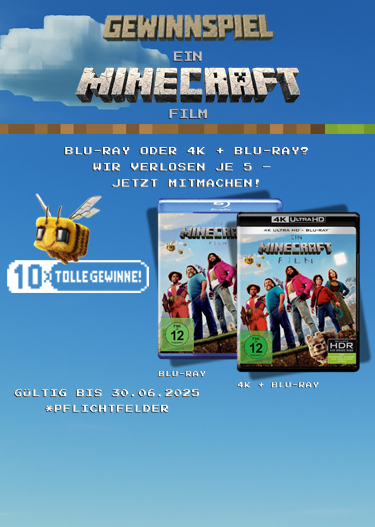 Media Dealer - 5 x Blu-ray oder 5 x 4K Ultra HD Blu-ray "Ein Minecraft Film"