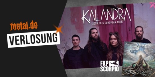 metal.de - zwei Exemplare der Vinylversion von „A Frame Of Mind” und je 1×2 Tickets für die drei Klubgigs in Deutschland von Kalandra