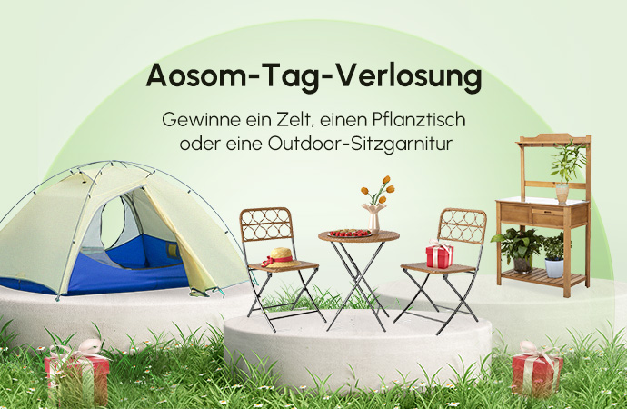 MH Handel - 1 Zelt, 1 Pflanzentisch, 1 Outdoor Sitzgarnitur
