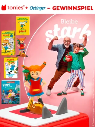 Oetinger - eines von 5 tollen Pippi-Paketen inklusive Tonie-Box und Pippi-Tonie