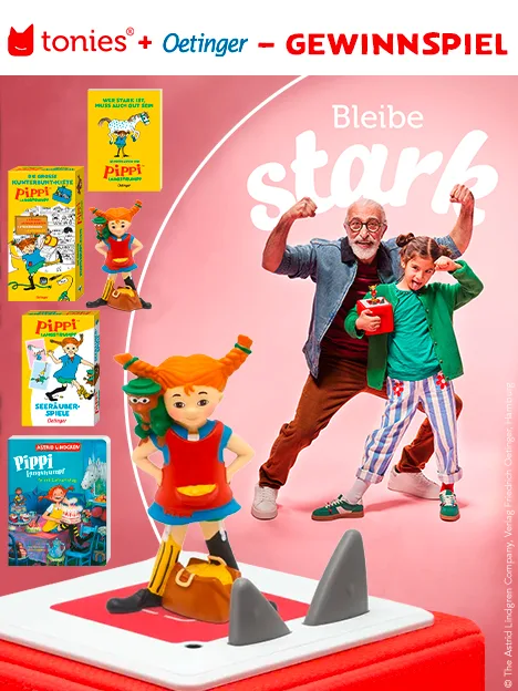 Oetinger - eines von 5 tollen Pippi-Paketen inklusive Tonie-Box und Pippi-Tonie