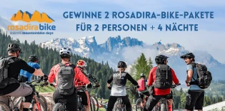 OUTSIDEstories - 2 Rosadira Bike Days-Pakete für 2 Personen plus 4 Übernachtungen im DZ mit Halbpension vom 11. bis 15. Juni 2025 imeggental-suedtirol