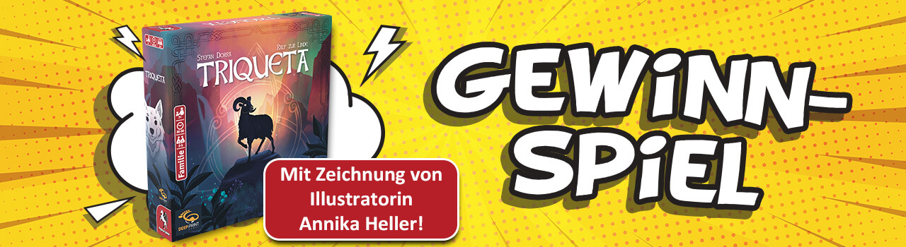 Pegasus - ein Exemplar (Spiel) von Triqueta 2te Auflage mit einer Zeichnung von Illustratorin Annika Heller