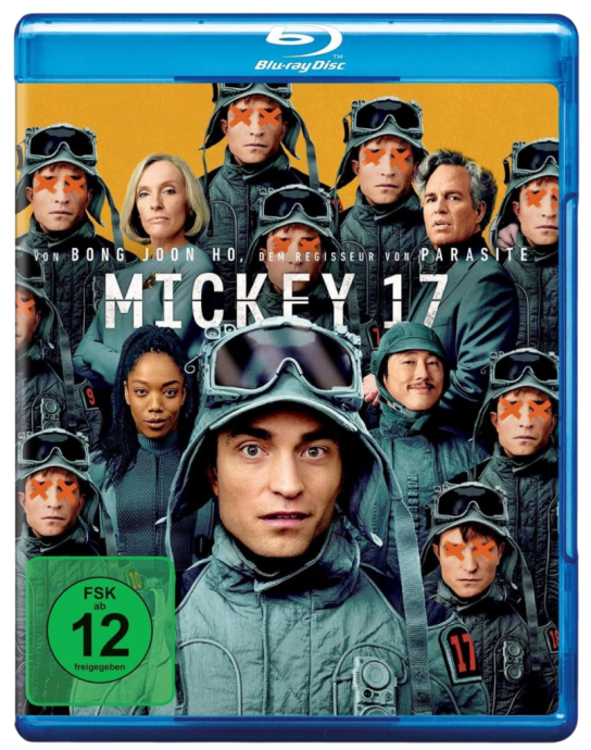 Radio Bremerhaven - eine Blu-ray und eine DVD von Mickey 17