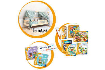 Ravensburger - 1x Bett + Zubehör von Ehrenkind im Wert von bis zu 600 € und weitere Gewinne
