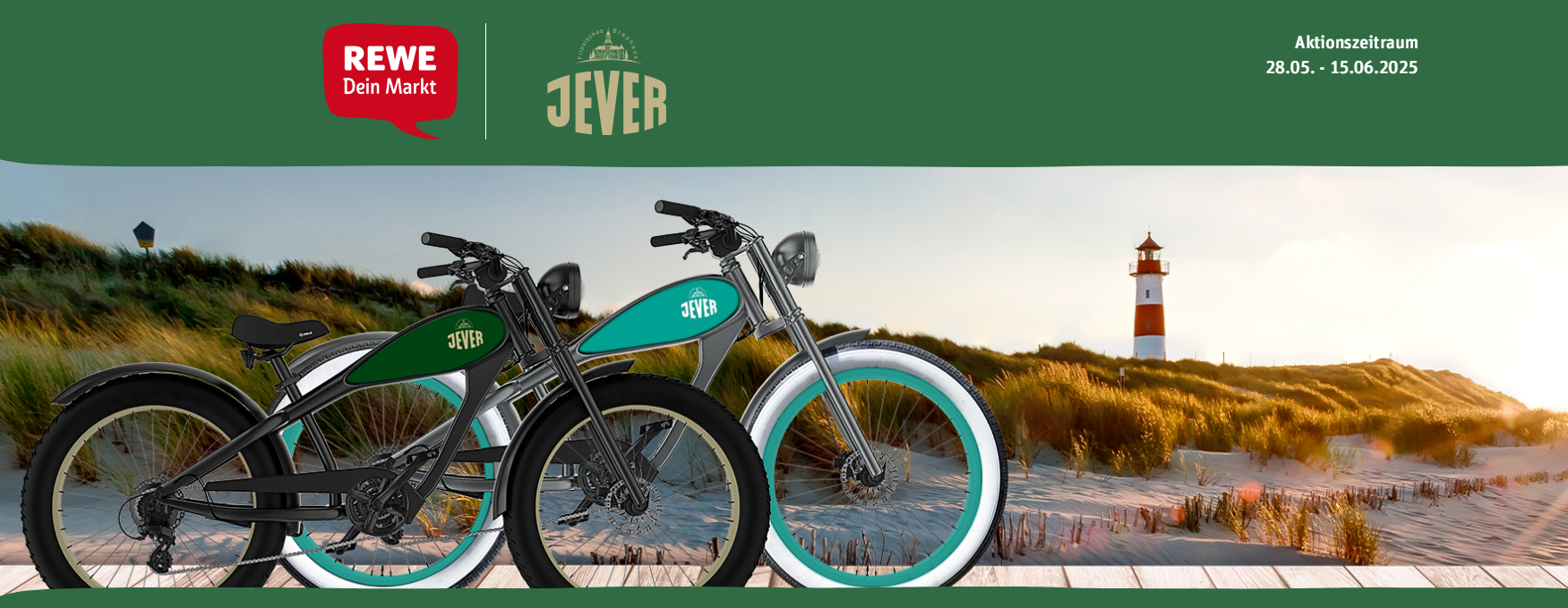 REWE - 14 x 1 Jever E-Cruisern (Produktkauf)