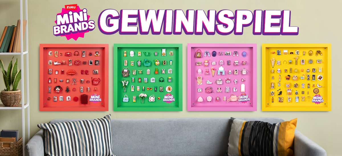 ROFU - vier exklusive ZURU Mini Brands Schaukästen