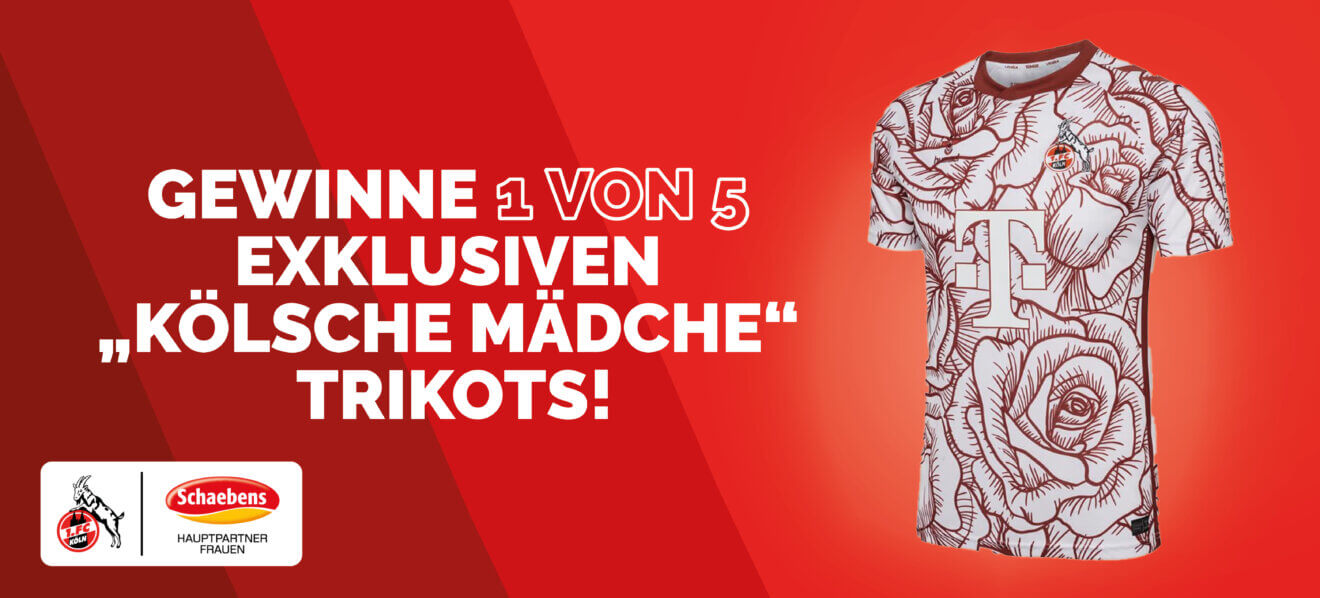 Schaebens - 5 Gewinnpakete mit exklusivem & signiertem „Kölsche Mädche“ Trikot der FC-Frauen aus der Saison 24/25 sowie ein Geschenkset mit Gesichtspflegeprodukten